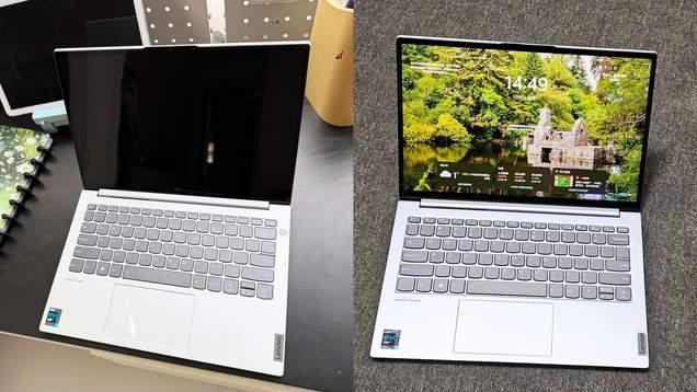 更精致的联想小屏笔记本电脑，2.5k分辨率超清显示，流畅办公用