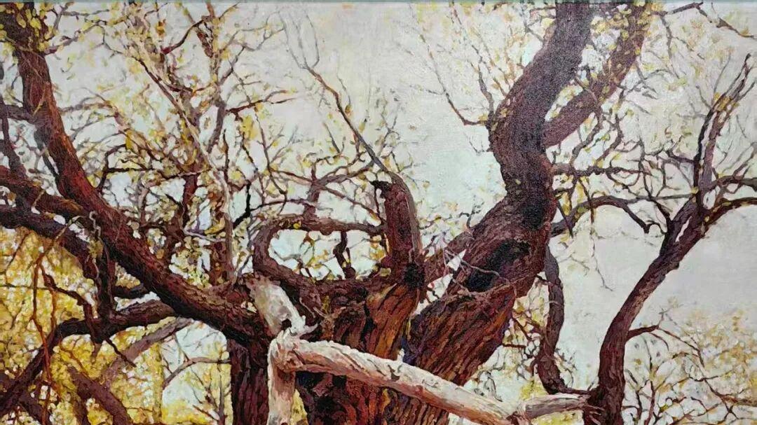 胡杨守山河 丹青颂家国 ——牛连和以胡杨为媒礼赞兵团精神与家国担当