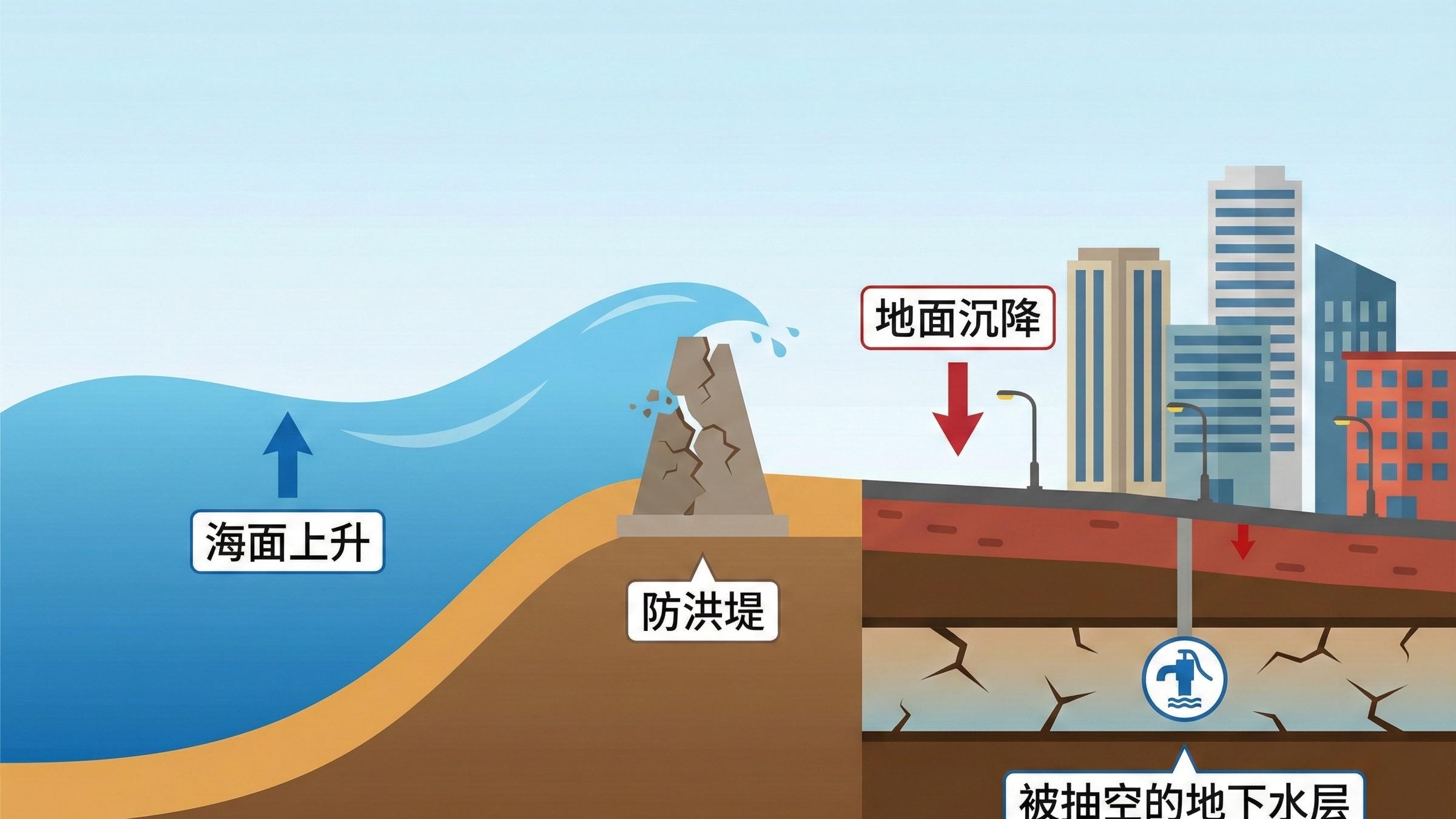海拔负154米是艾丁湖的浪漫，但上海天津等城市的沉降却值得警惕