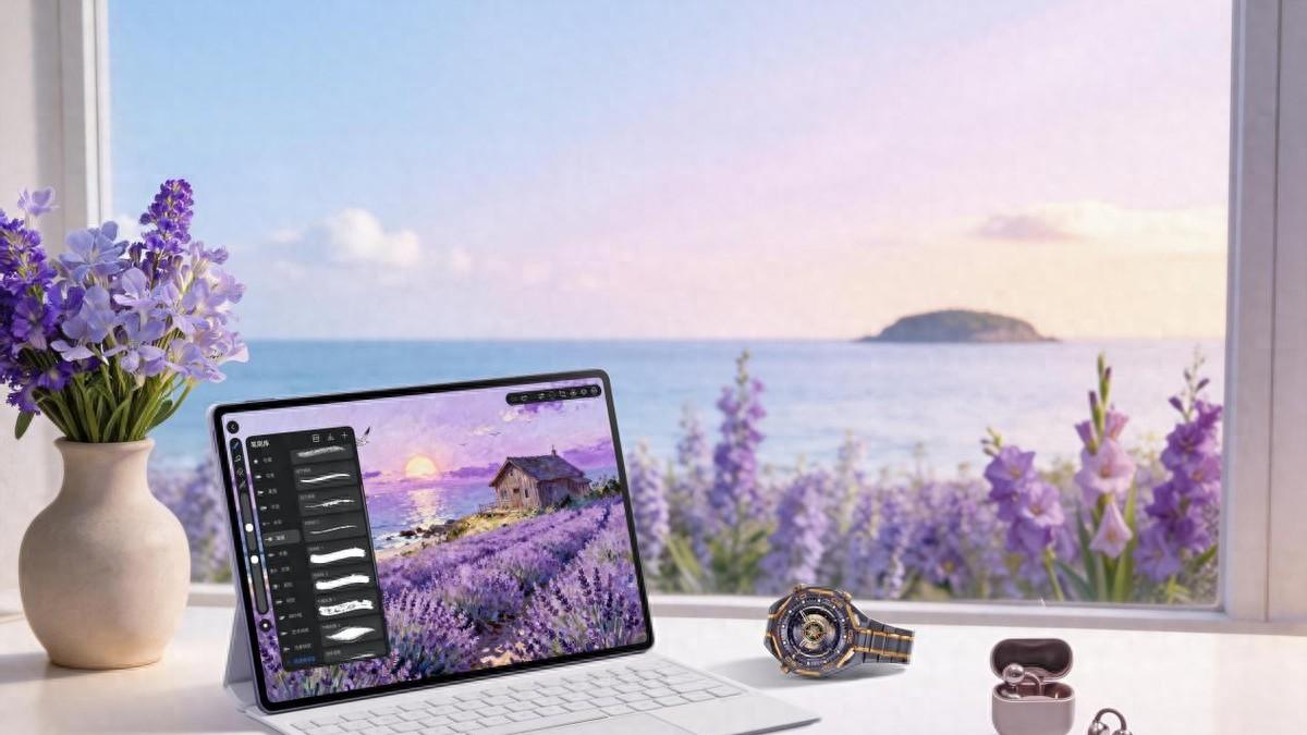 春日焕新颜：华为MatePad幻影紫双星闪耀，鸿蒙6解锁智慧生产力