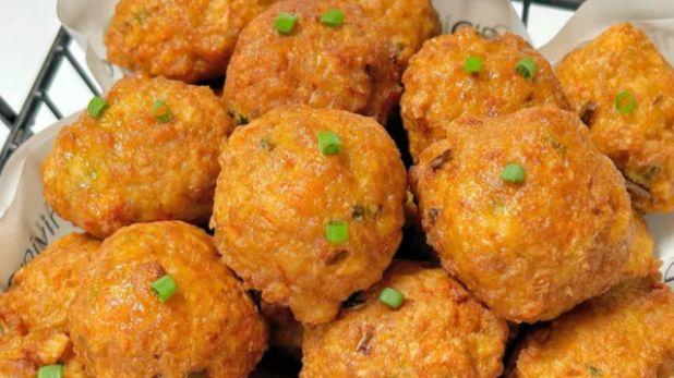 重庆人炸肉丸的秘密：加块豆腐外酥里嫩