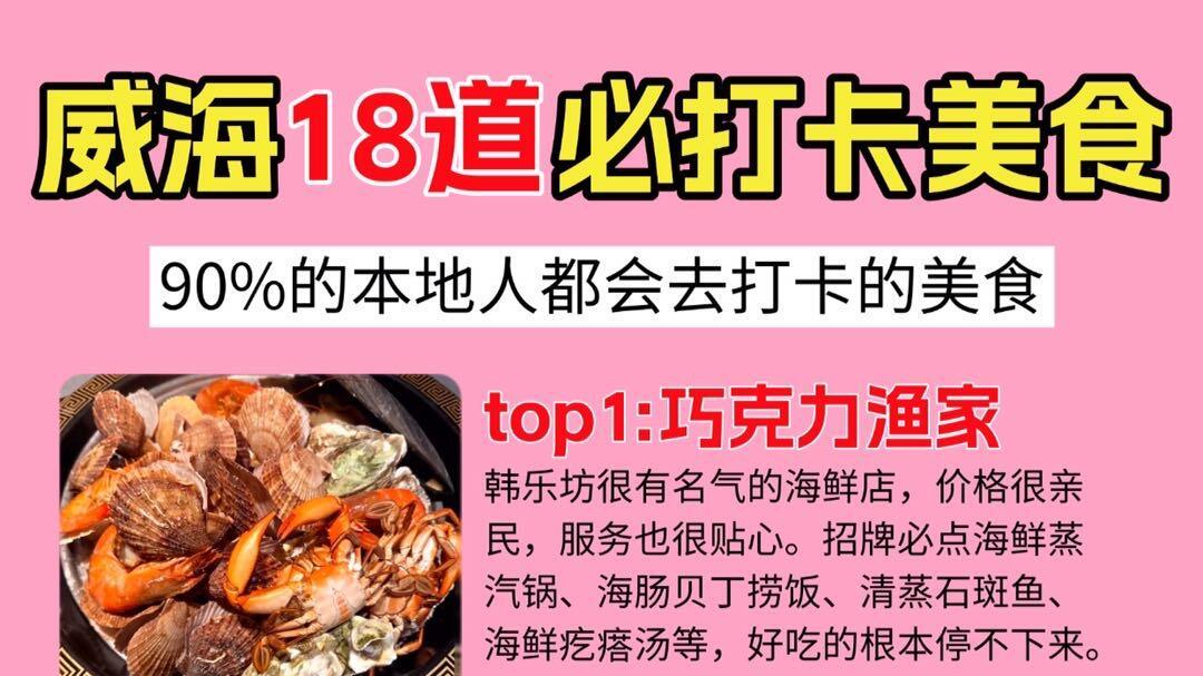 春季威海旅游，必吃美食攻略