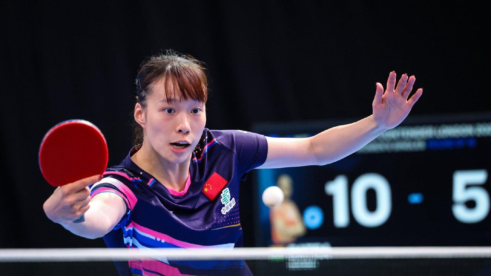 平野美宇和大藤沙月同区，石洵瑶和覃予萱同区，获得得上上签