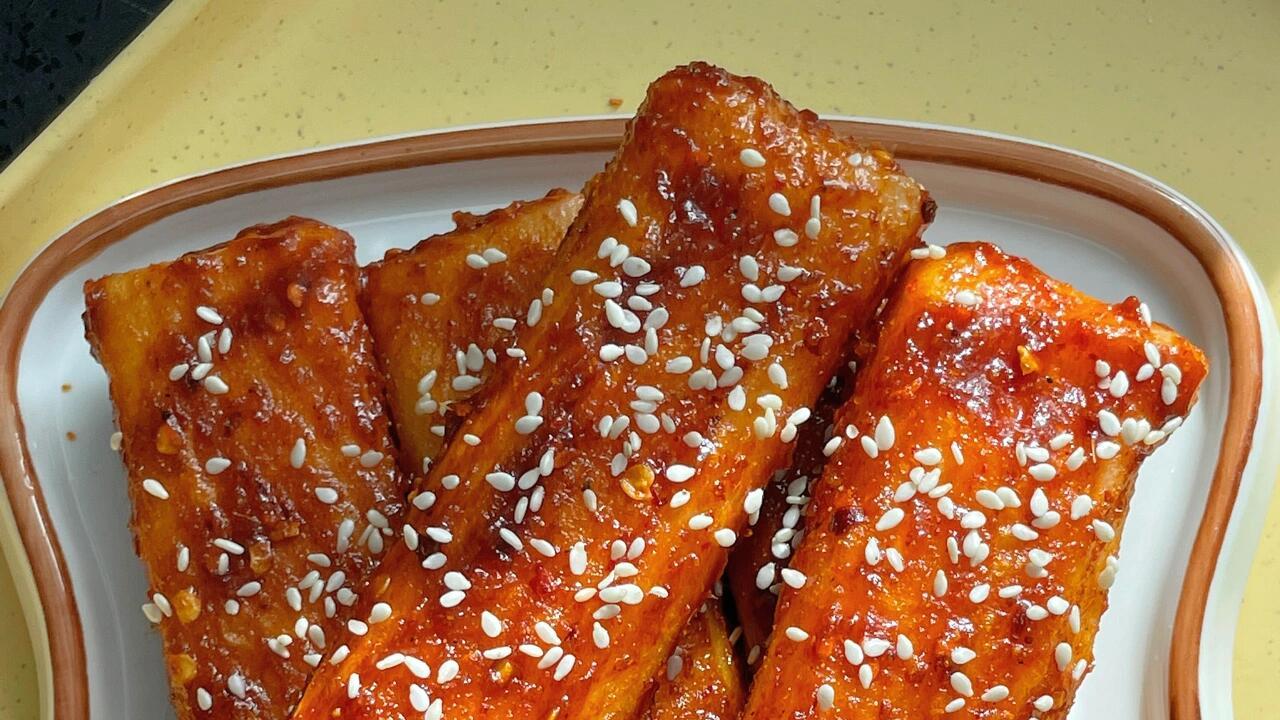 脆皮年糕条：外酥里糯，甜辣上瘾的追剧小食
