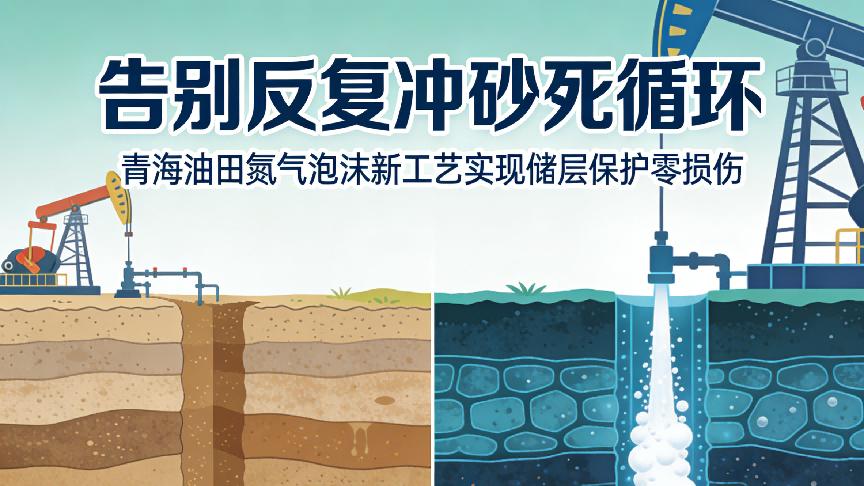 告别反复冲砂死循环，青海油田氮气泡沫新工艺实现储层保护零损伤