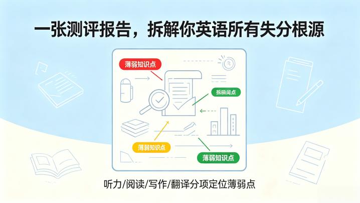 备考四六级，为什么要先做入学测评？