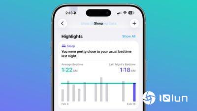 iOS 26.4新增平均就寝时间指标并恢复健康应用生命体征图表中的血氧显示