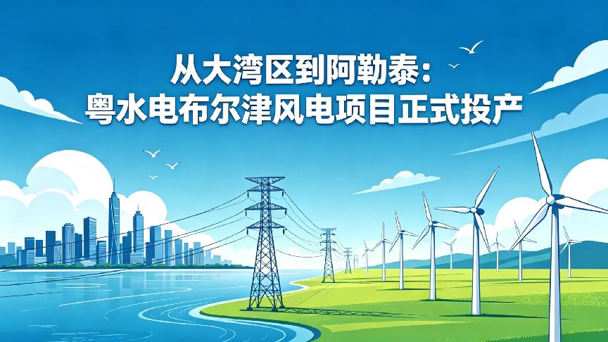 从大湾区到阿勒泰：粤水电布尔津风电项目正式投产