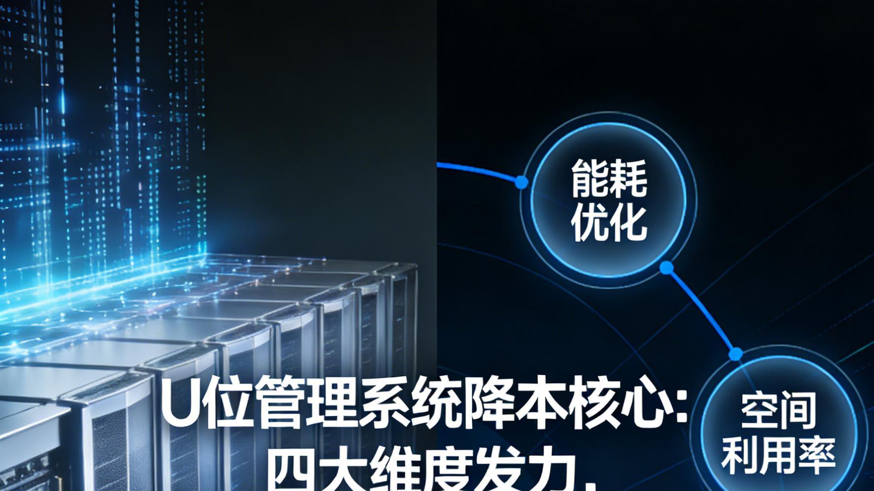 U位管理系统降本核心：四大维度发力，全方位压缩机房运营成本