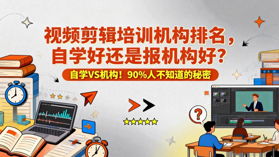 视频剪辑培训机构排名，视频剪辑自学好还是报机构好？