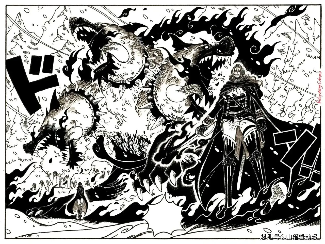 海贼王1175话情报，洛基战败真相曝光，原来是被红发兄弟联手击败