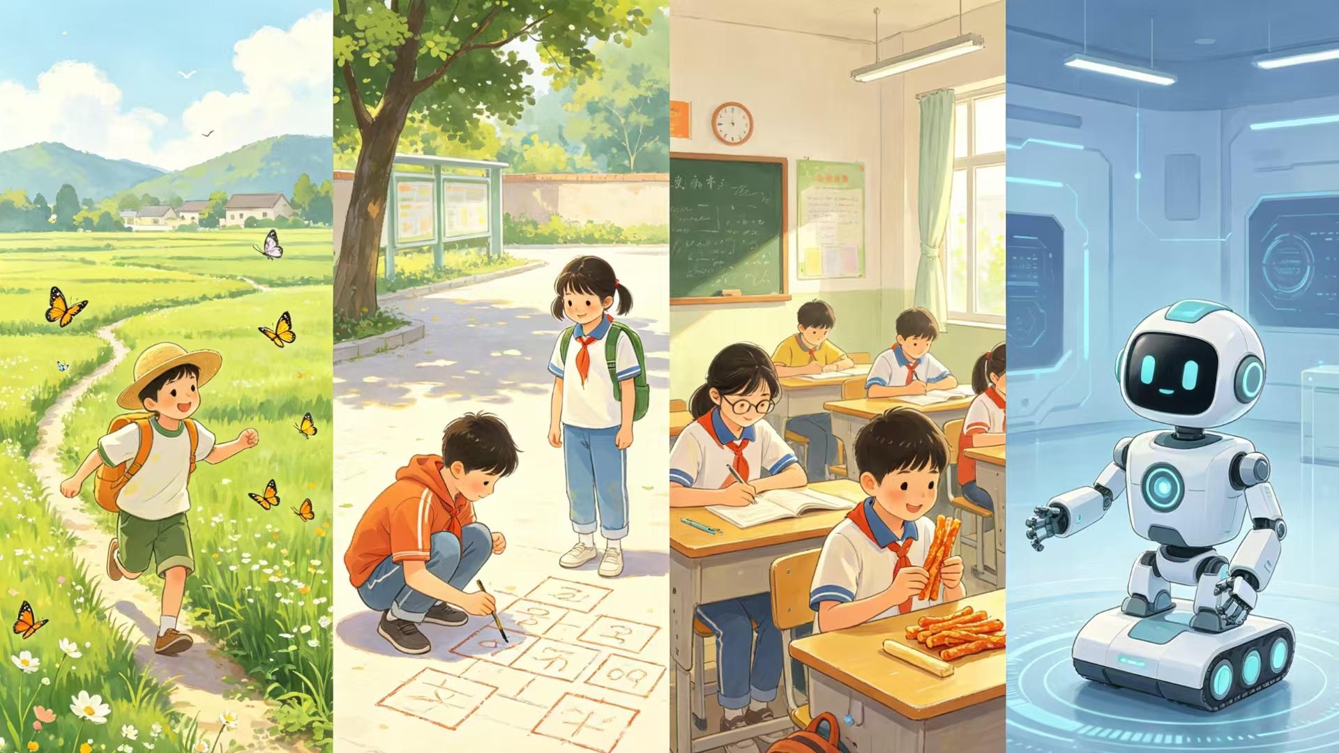 四代人的童年图鉴：70 后质朴、80 后经典、90 后青涩、00 后精致