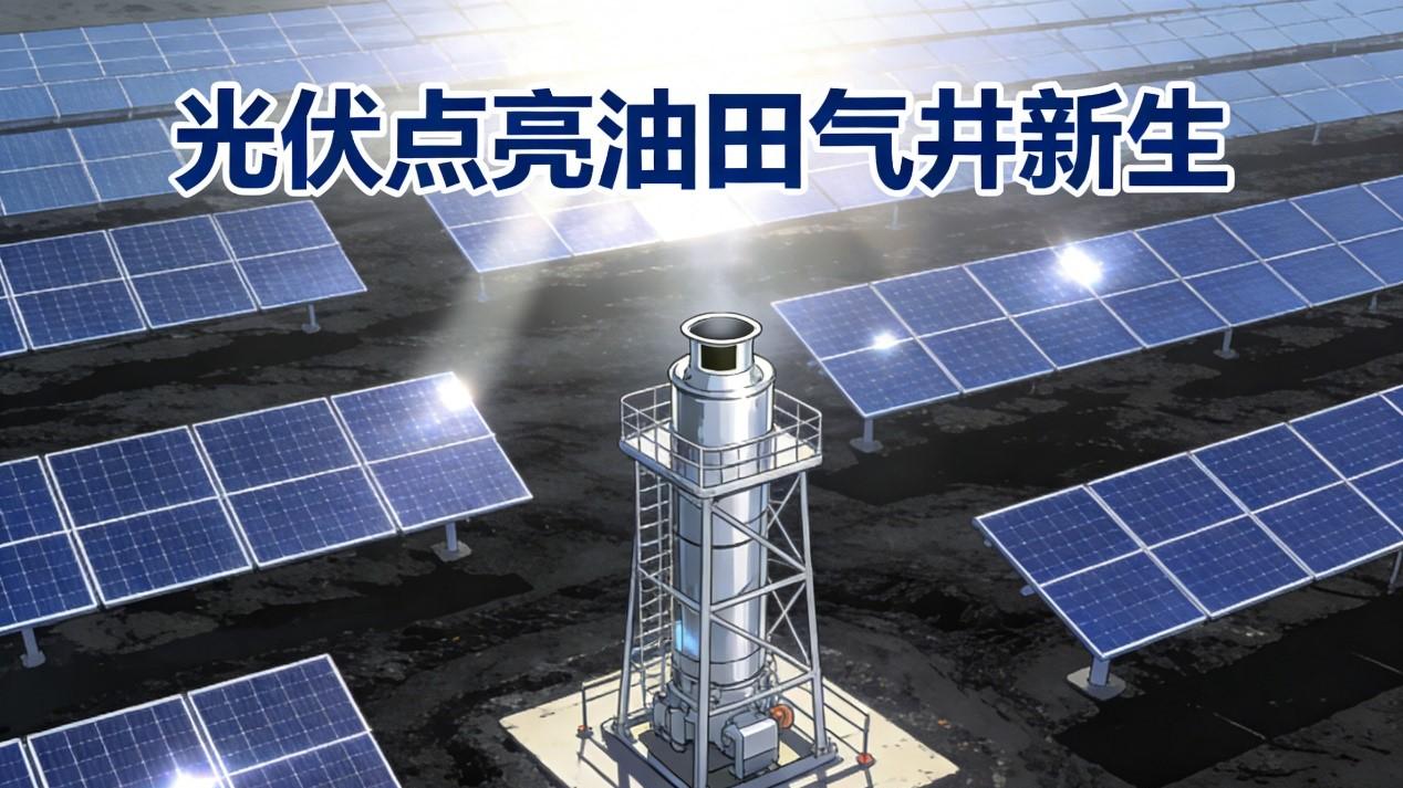 黑金土地绽放绿色光芒 大庆油田离网光伏点亮气井新生