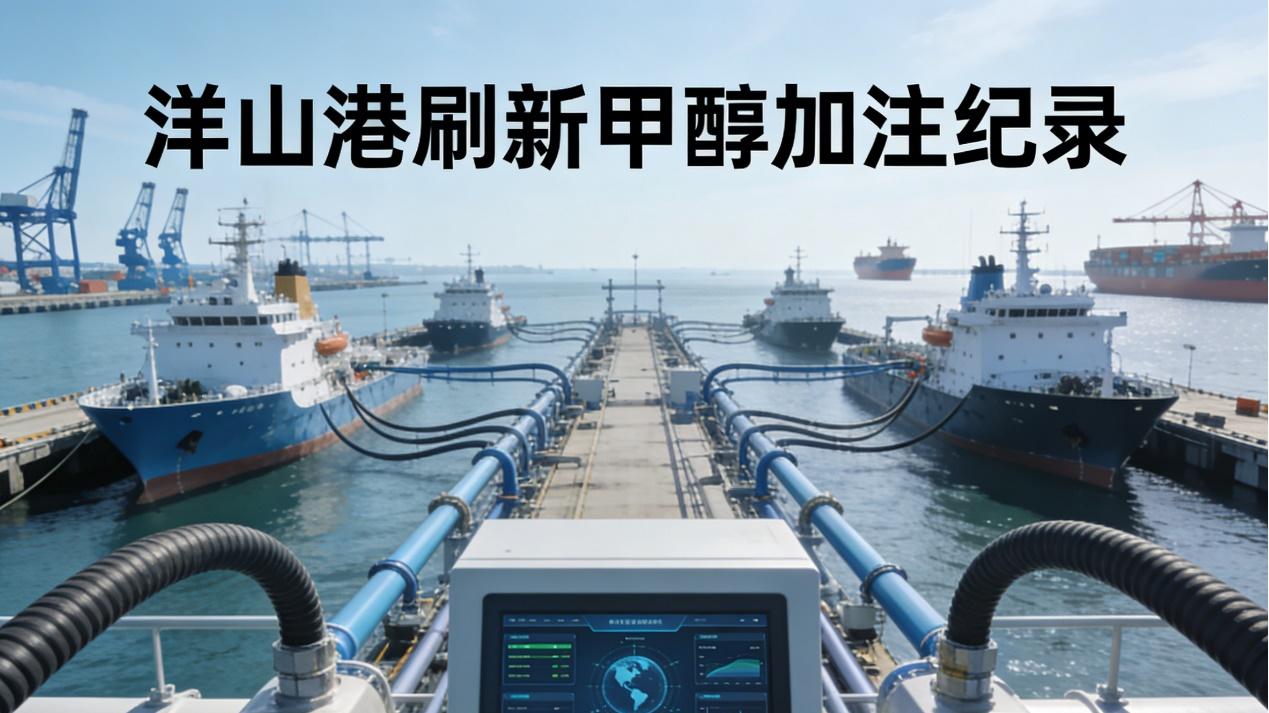 单船“喝”掉3640吨！上海港刷新绿色甲醇加注纪录