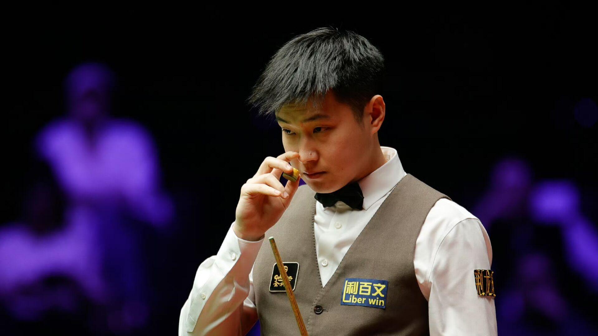 斯诺克世界大奖赛：前五已出局！赵心童5-3胜希金斯，迎战塞尔比