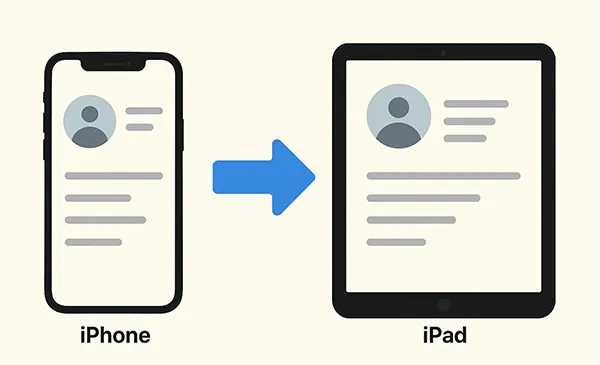 如何将联系人从 iPhone 无缝传输到 iPad