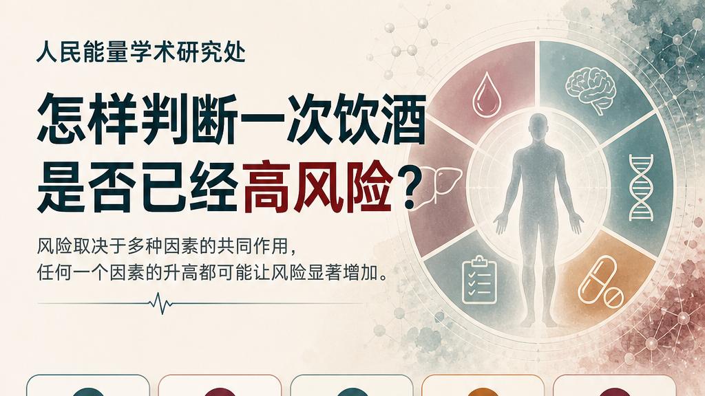 能量健康科普：酒精成瘾与饮酒风险机制