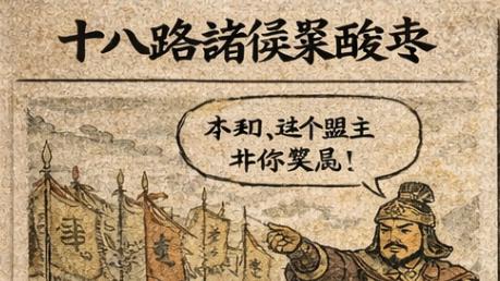 袁绍·十八路诸侯，十七个心眼，我这个盟主就是个摆设--《三国那些事》第十三章