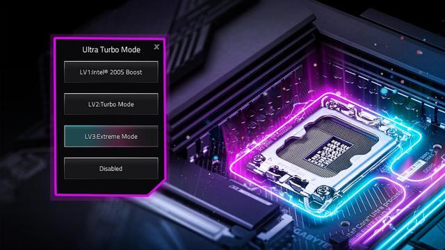 技嘉Z890小雕DUO X主板：Ultra 200S Plus的鸡血开关