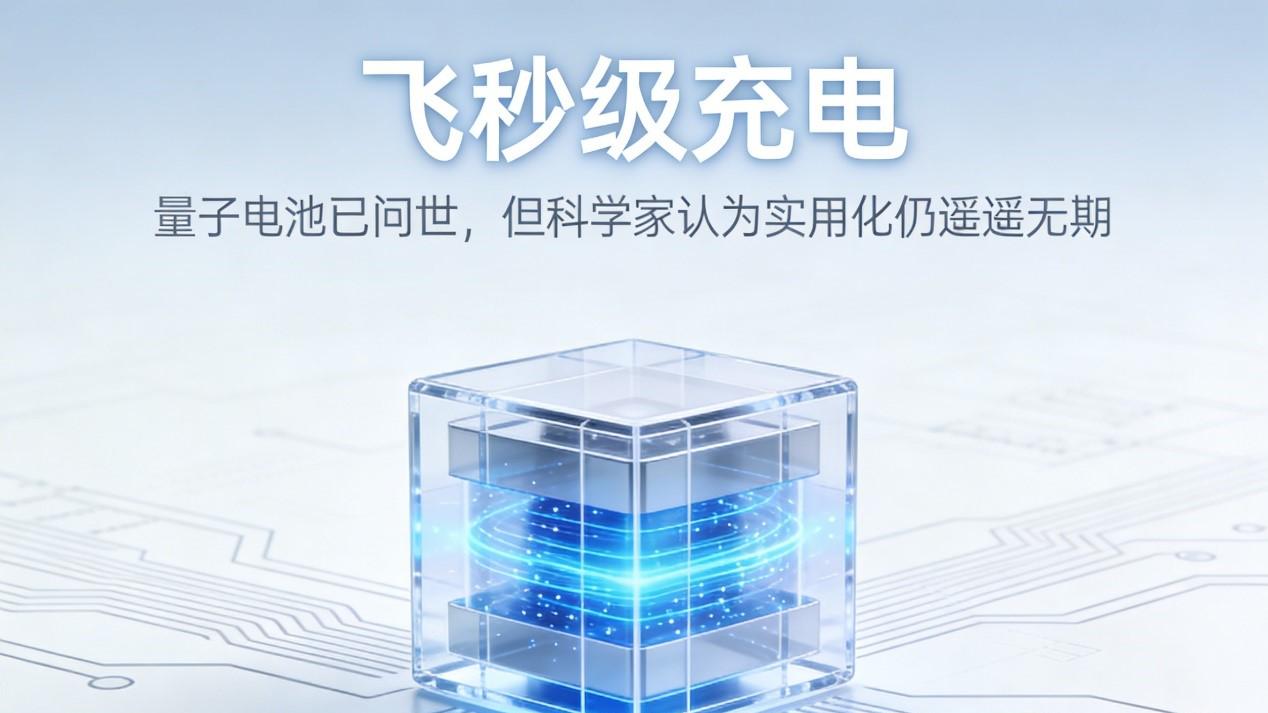 全球首款“飞秒级充电”的量子电池问世