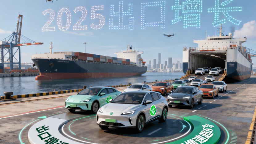2025年乘用车出口增近两成 新能源出口增速超86%