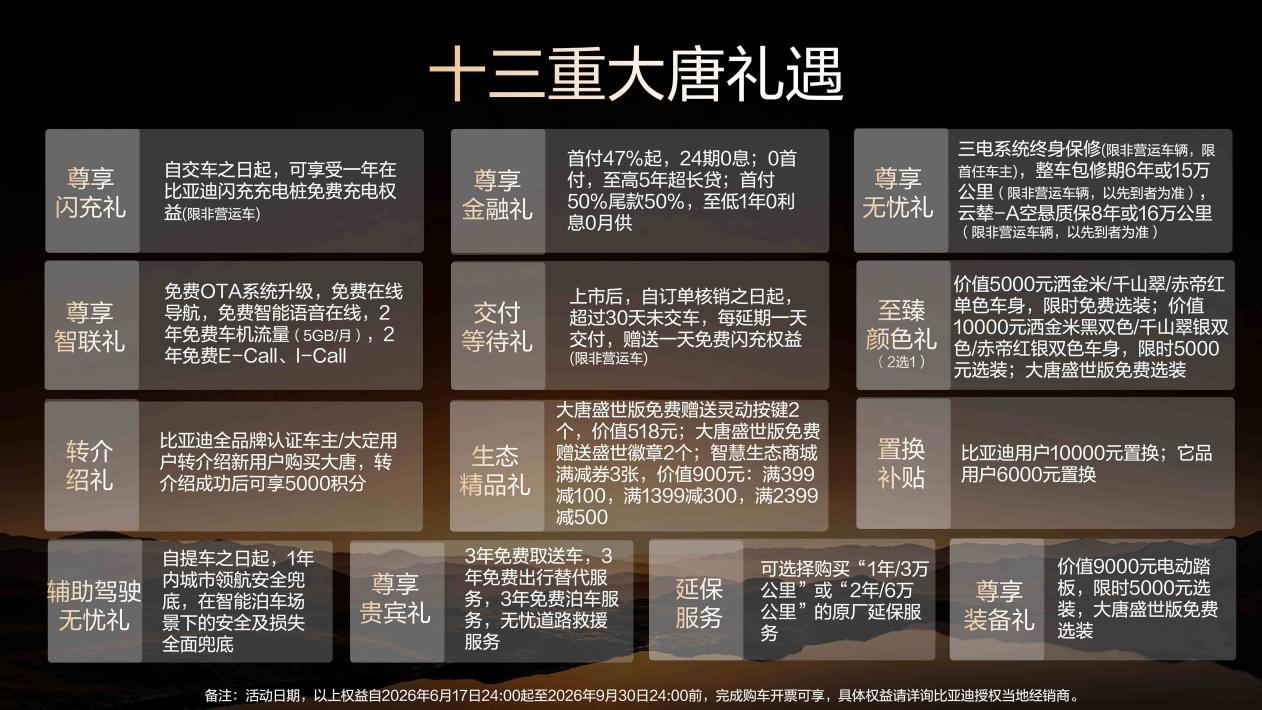 2026年最值得买的全尺寸旗舰SUV，大唐EV上市，售价23.99万元起