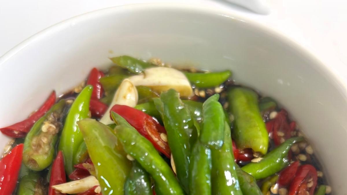 夏日必备小菜，零失败的生腌辣椒！