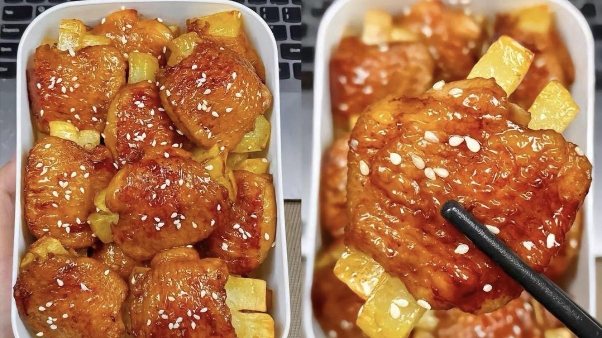 外焦里嫩土豆鸡翅好吃