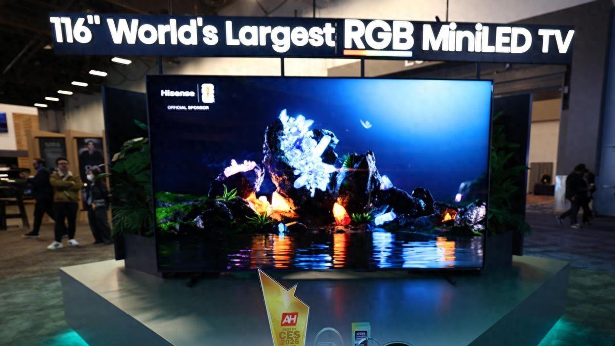 CES2026大赢家！全新一代海信RGB-Mini LED电视UX狂揽17项国际大奖