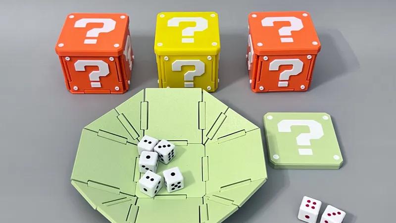 3D打印桌游骰子手板模型过程-齐乐手板