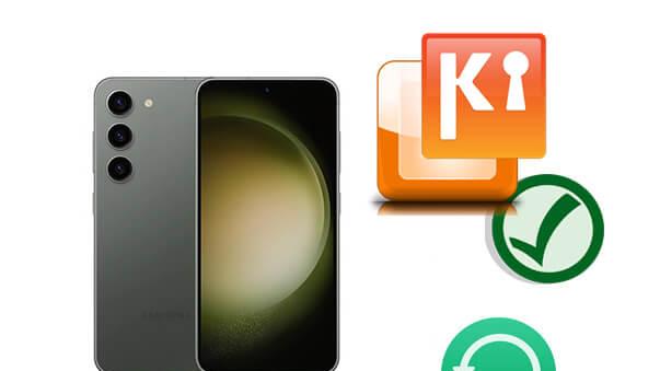 使用 Samsung Kies 备份和恢复三星数据