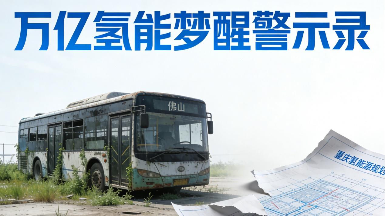 万亿氢能梦醒：佛山公交‘长草’，重庆蓝图作废的警示录
