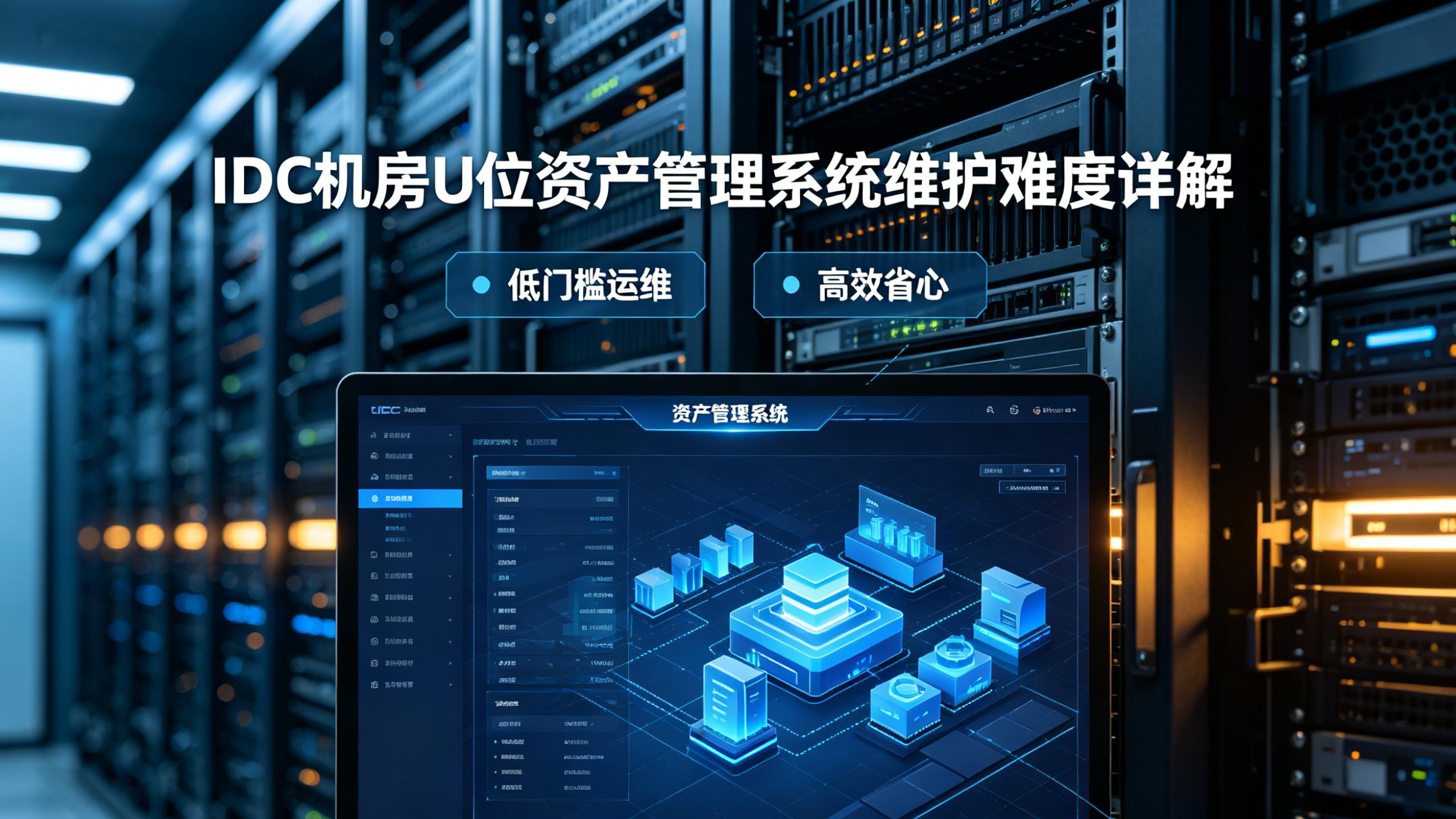 机房U位资产管理系统维护难度详解：低门槛运维，高效省心