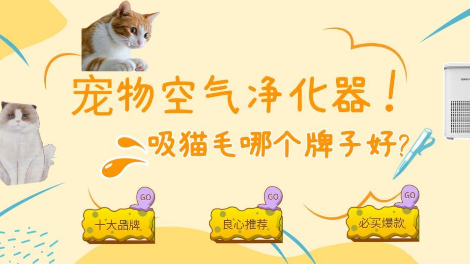 宠物空气净化器吸猫毛哪个牌子好? 十大品牌良心推荐必买爆款