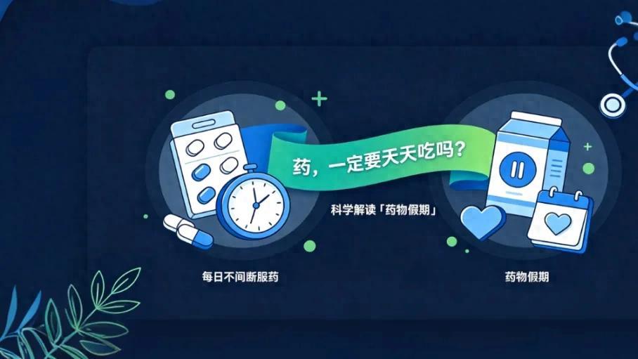 药，一定要天天吃吗？——带你科学认识“药物假期”