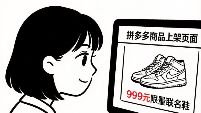 老公嫌我买 49 元帆布包丢人，我把他 999 元联名鞋挂上了拼多多九块九包邮区