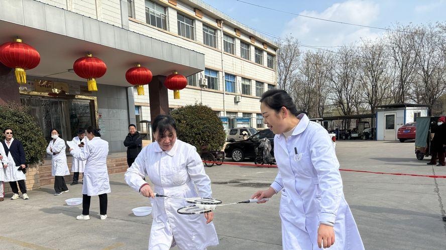 桓台县索镇卫生院举办庆祝“三八”国际劳动妇女节趣味运动会
