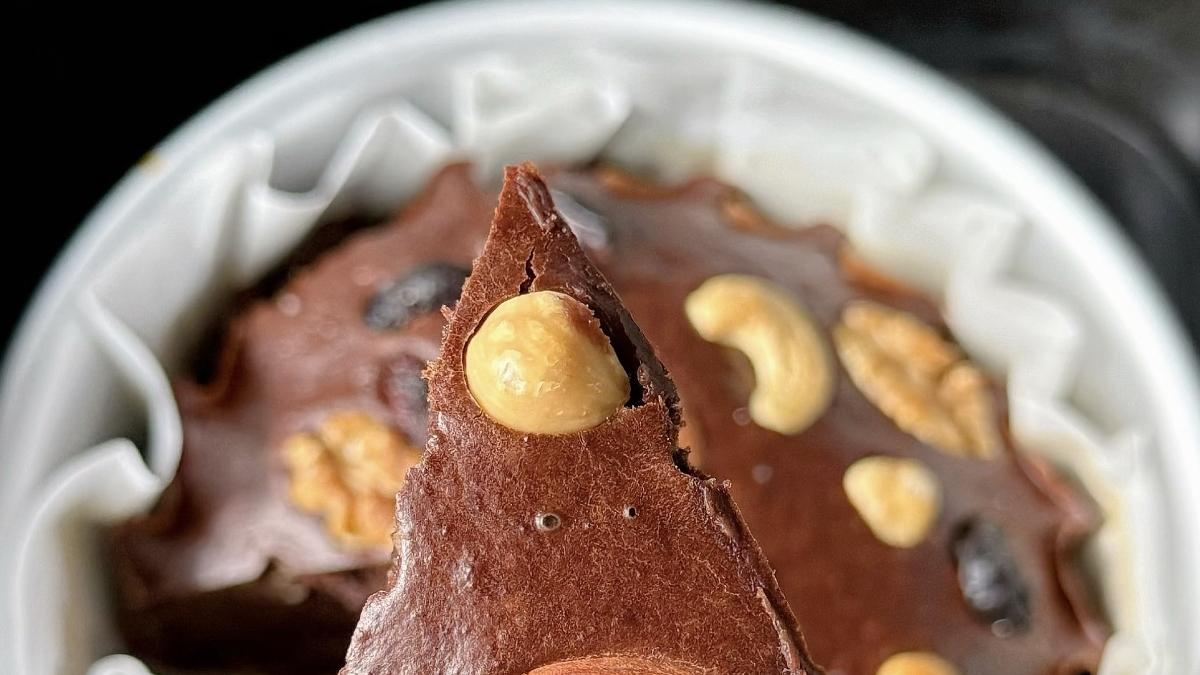 空气炸锅香蕉布朗尼，无油低糖的甜蜜治愈