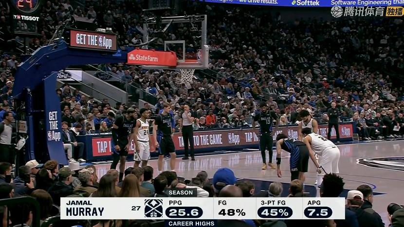 三连胜！穆雷33+2+5，弗拉格伤退，赛后沃特森一把抱住马绍尔