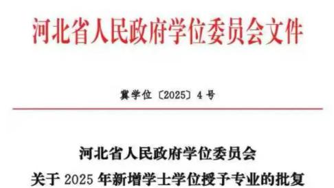 喜报！河北外国语学院六个专业通过2025年学士学位授权审批