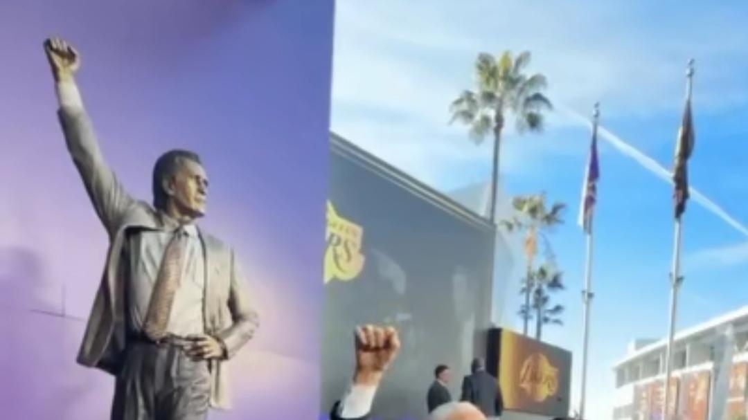 没有对比就没有伤害，莱利湖人雕像精致又好看，韦德雕像不忍直视