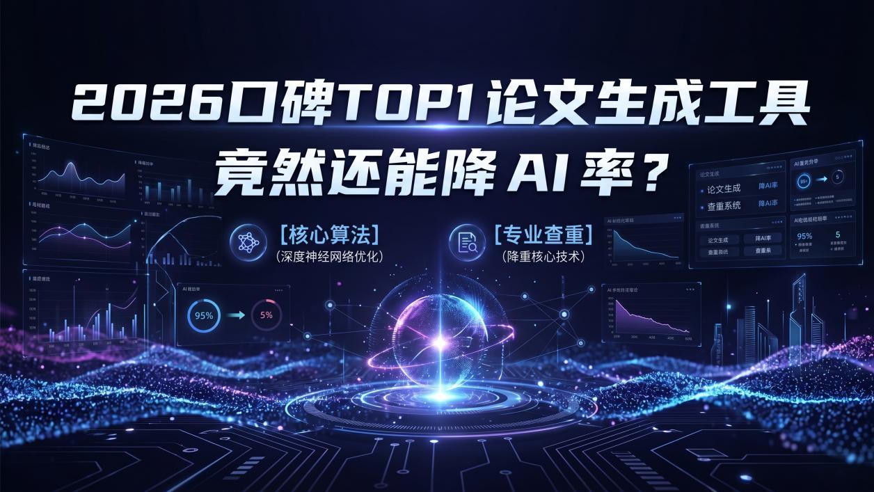 2026年必看！论文写作神器 + 降 AI 率技巧，10 分钟搞定全部论文