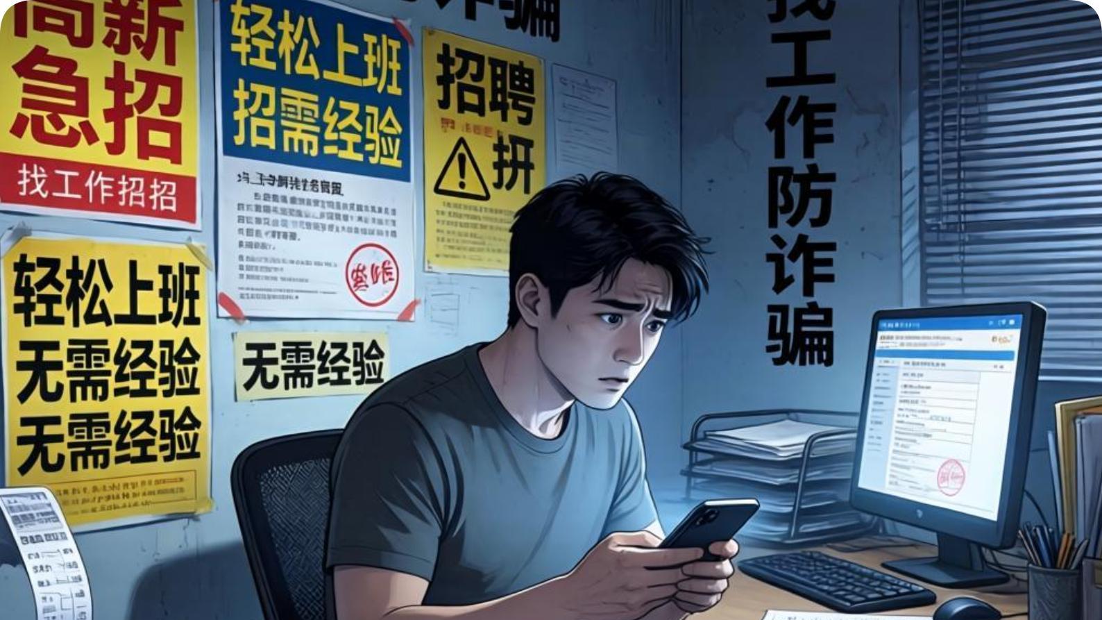 找工作时，注意杀猪盘！