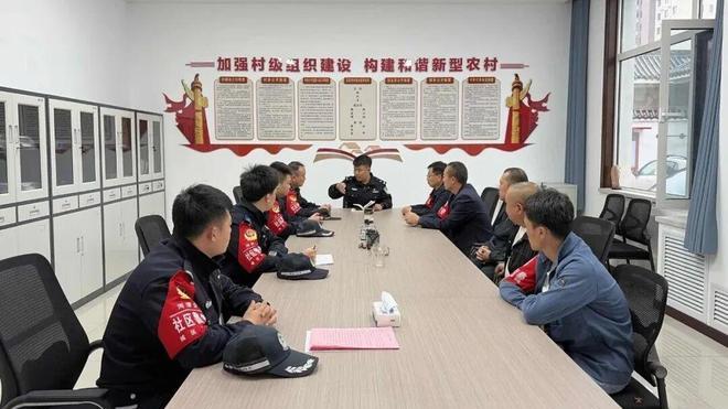 【河津公安】城区派出所组织退役军人义警筑牢辖区安全墙