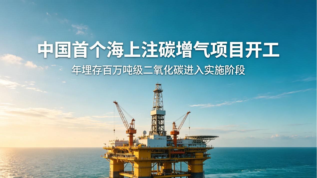 我国启动首个海上碳封存与增气工程
