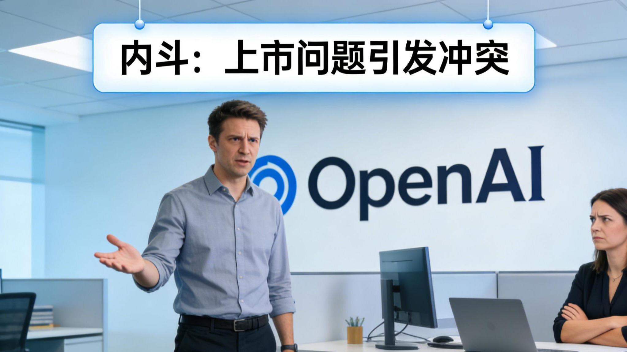瓜爆！OpenAI内斗：奥特曼要上市，CFO硬刚反对