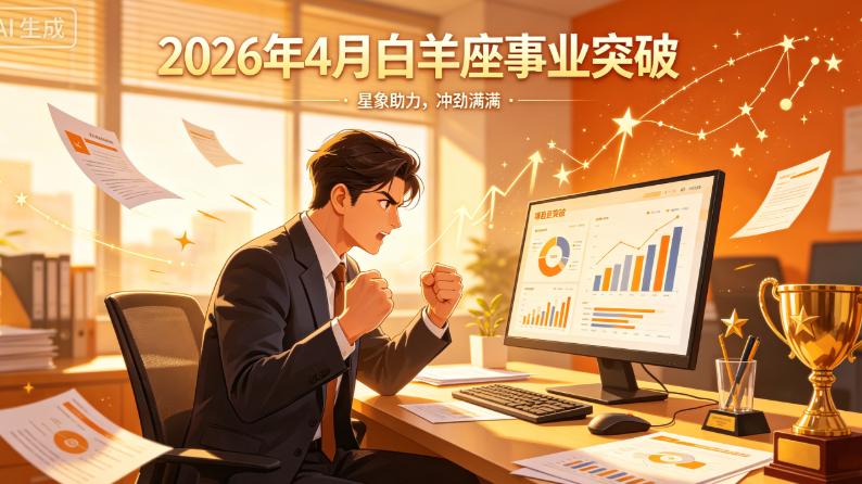 4月中旬运势大洗牌！这三大星座事业开挂，好运挡都挡不住