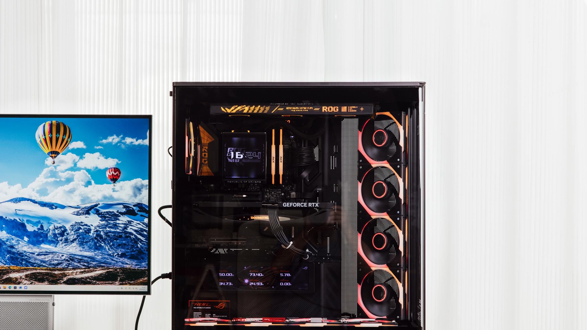 暗域双芯，幻世为匣 —ROG CROSSHAIR X870E DH+ 影驰5080星曜