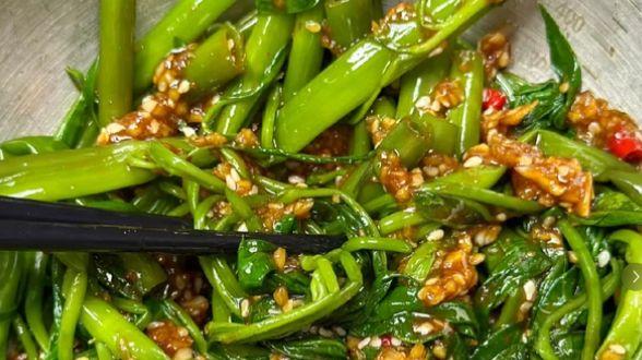 私藏教程！料汁才是灵魂，重庆风味凉拌空心菜