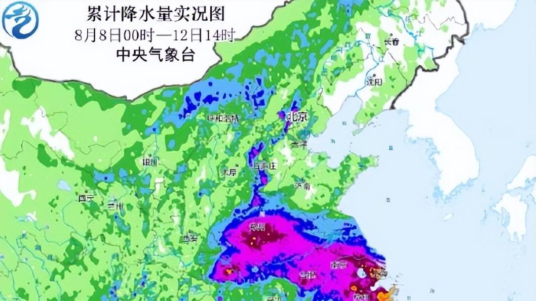 有史可鉴！台风“白海豚”给浙沪苏皖豫鄂及赣北疯狂“送水”